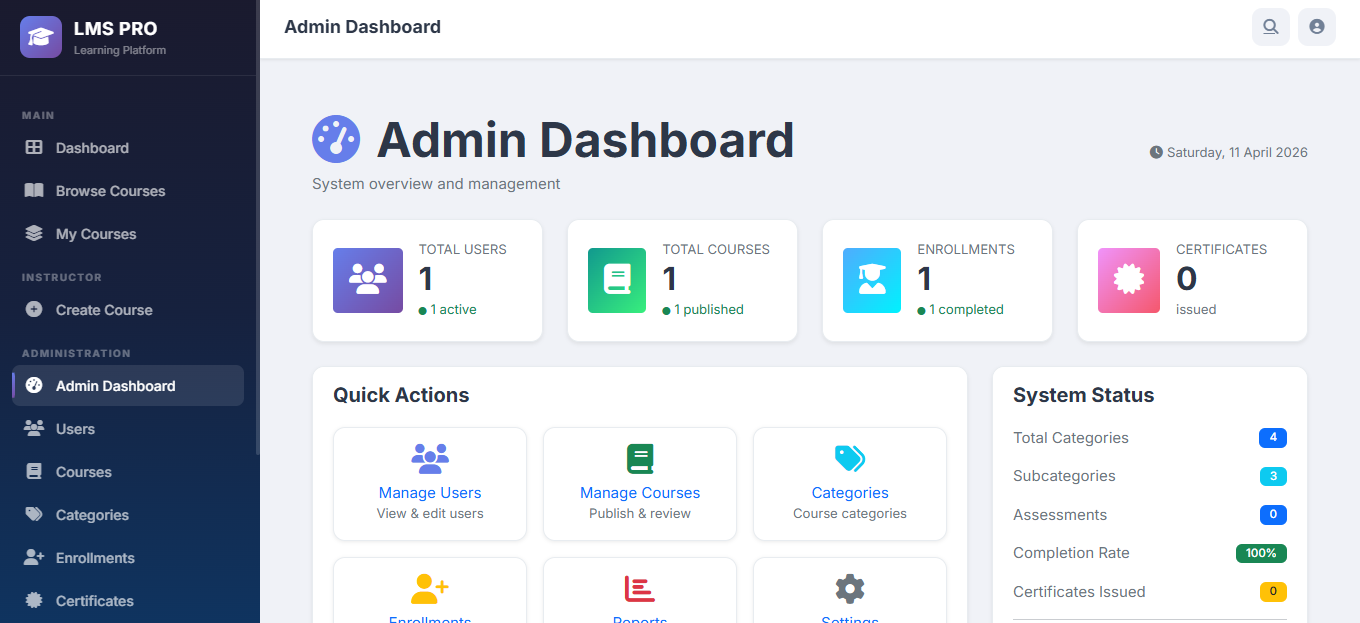 SaaS LMS System