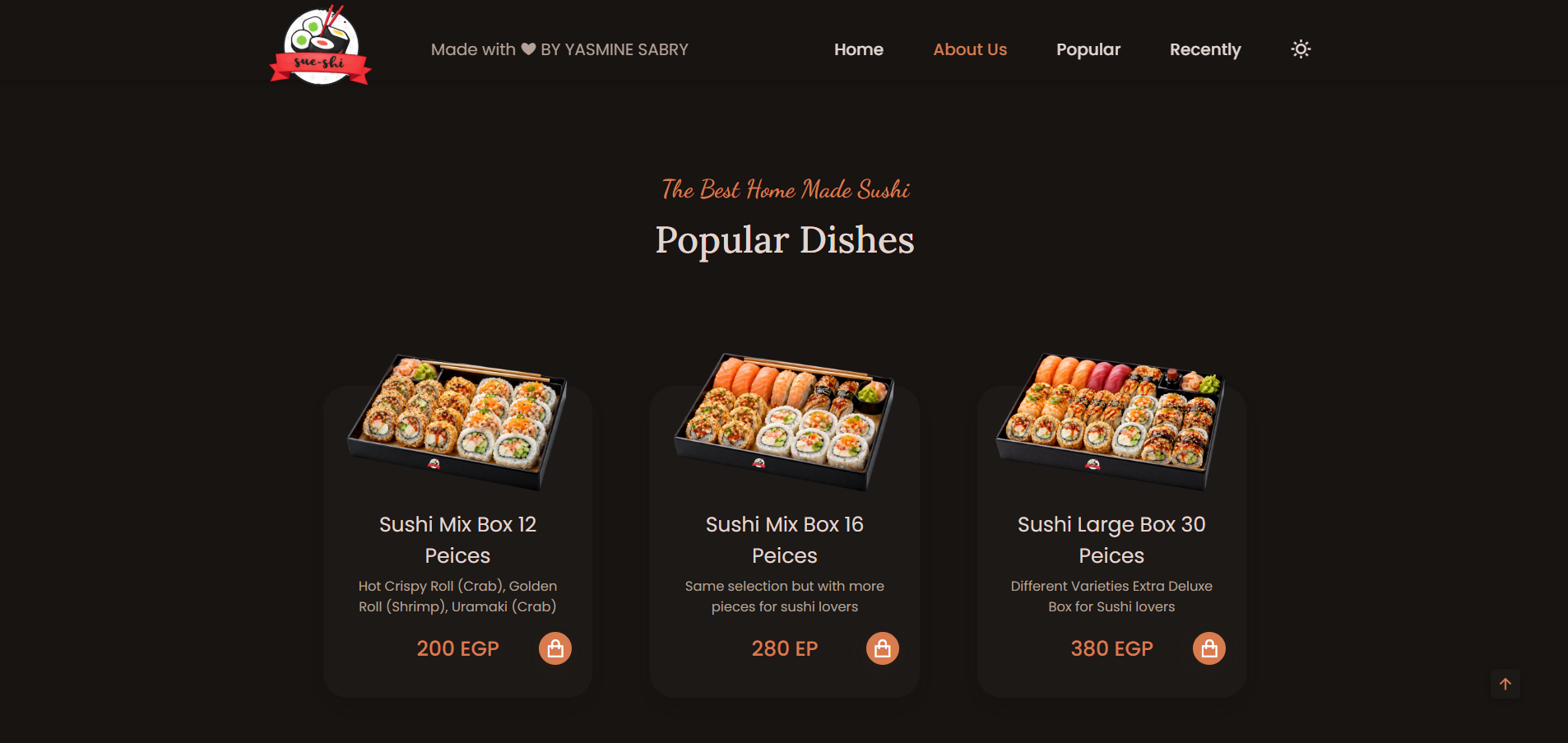 Sushi Website